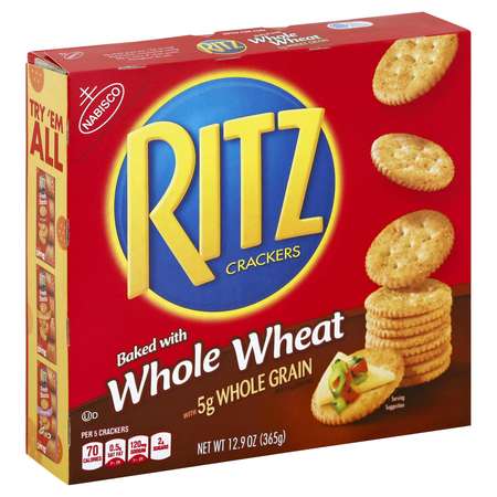 RITZ Nabisco Whole Wheat Ritz Crackers 12.9 oz., PK12 03133